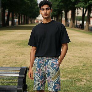 SCOTCH & SODA Amsterdam Mens Twilt Loose Fit Shorts 32
